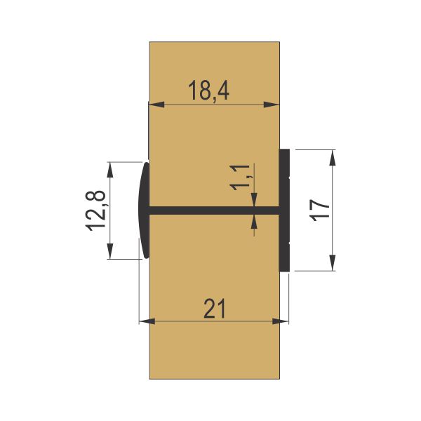 VP 1026 H pregradni profil