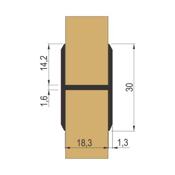 VP 1027 C pregradni profil