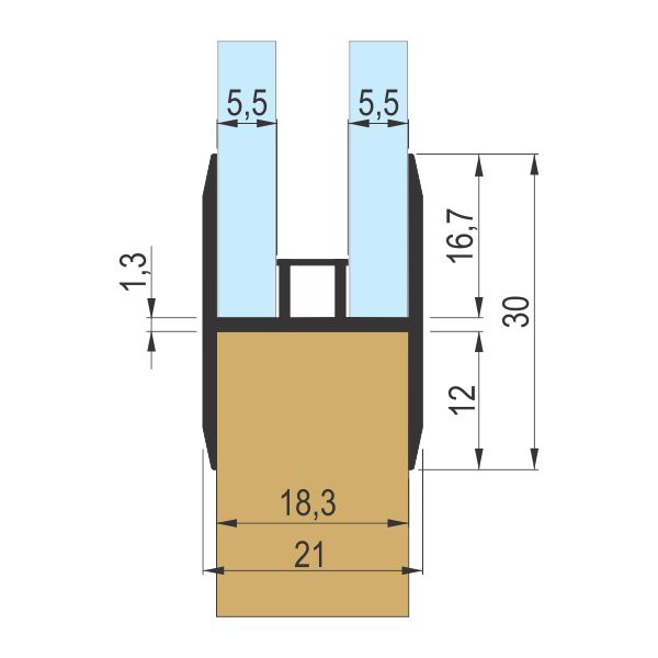 VP 1007 A pregradni profil
