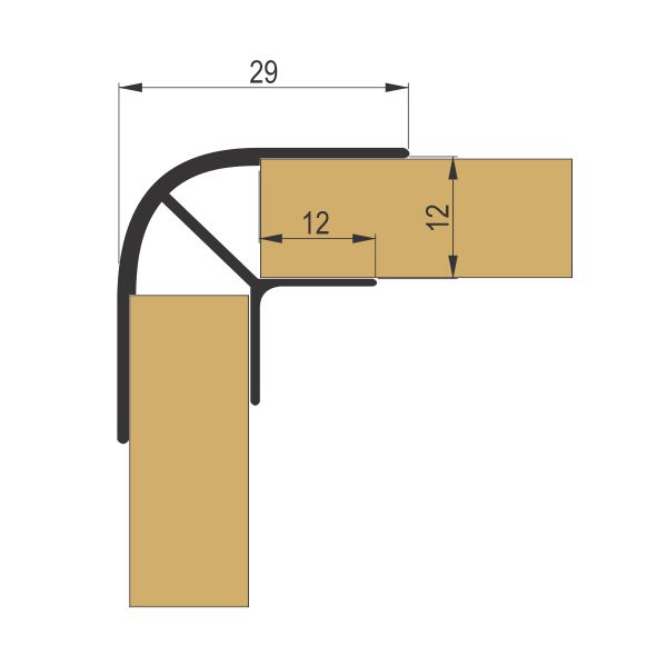 VP 1014 D vezni profil