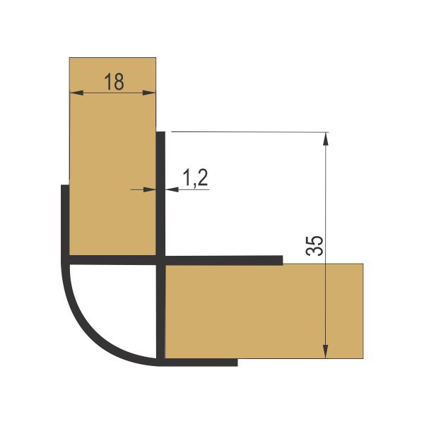 VP 1052 vezni profil