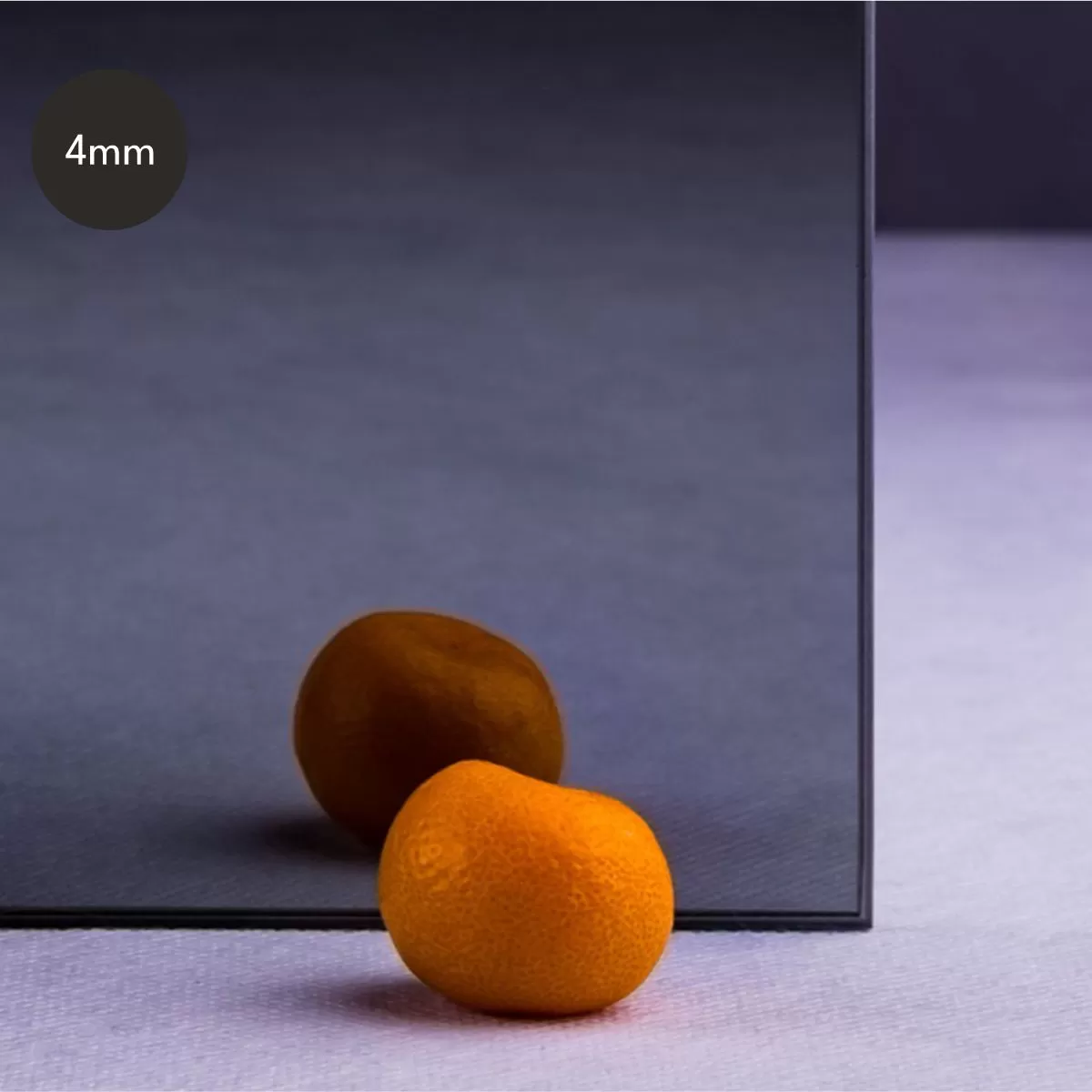 Staklo 4mm ogledalo sivo