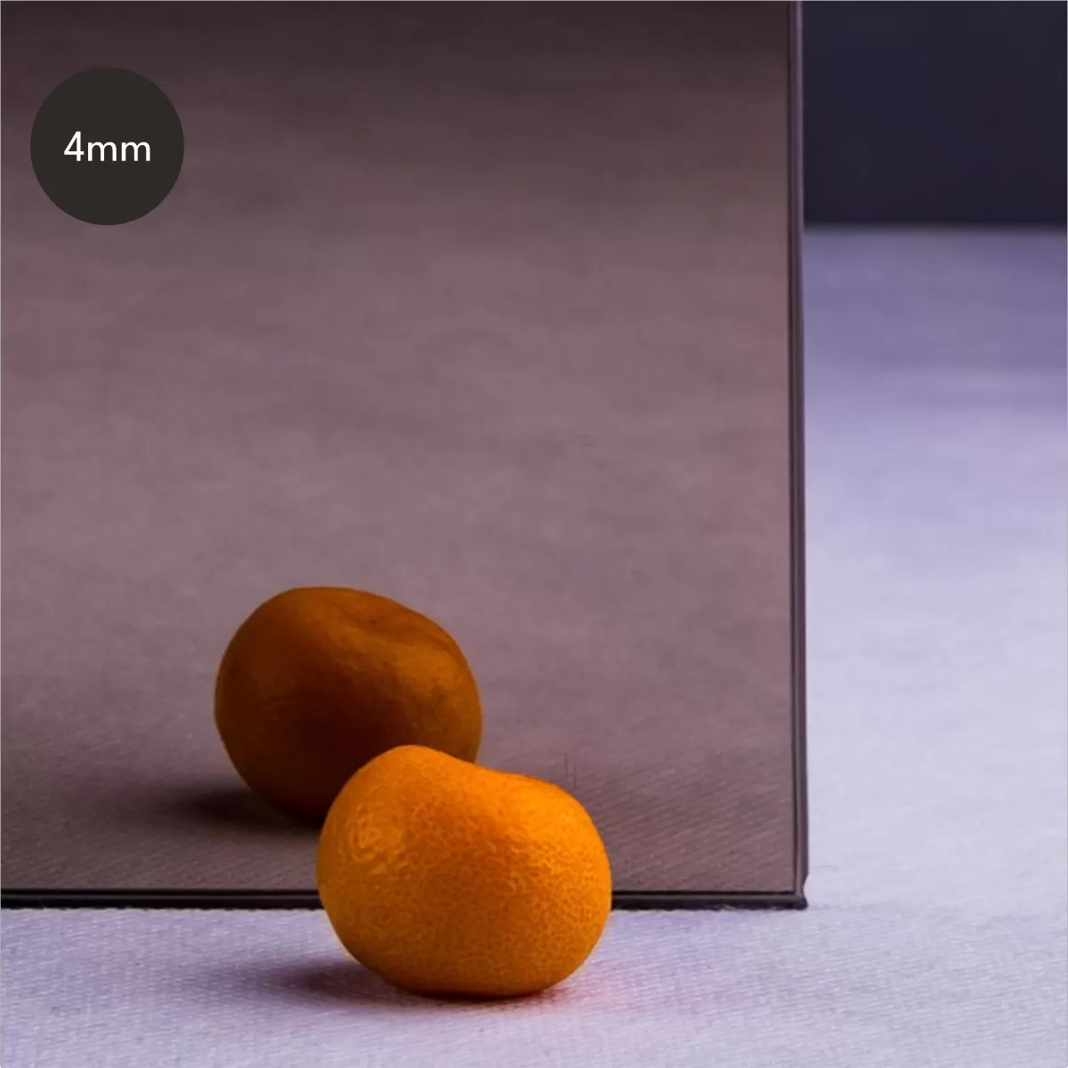 Staklo 4mm ogledalo braon